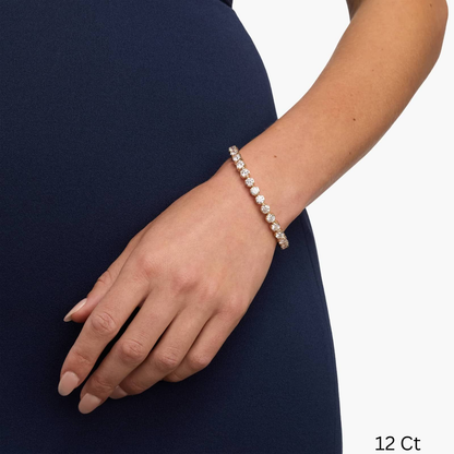 7 " Four Prong Lab-Grown Diamond Tennis Bracelet