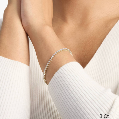 7 " Four Prong Lab-Grown Diamond Tennis Bracelet