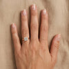 14K Gold 1 Carat Princess Cut Lab Grown Diamond Solitaire Engagement Ring