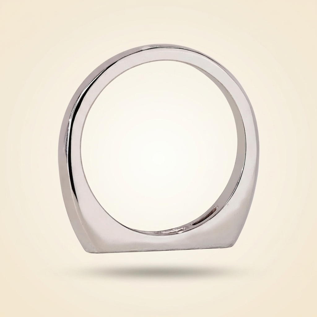 horizontal channel-set straight baguette diamond band