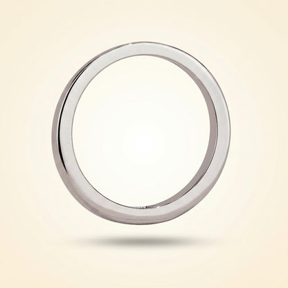 Single Flush-Set Baguette Diamond Solitaire Band