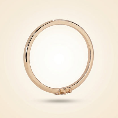 Three-Stone Diamond Stackable Wedding Band