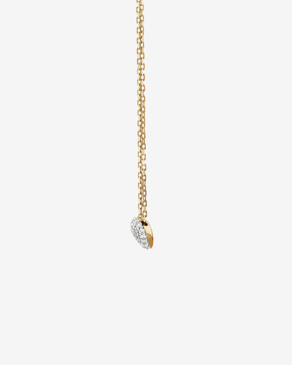 Lab Grown Diamond Pavé Heart Pendant Necklace