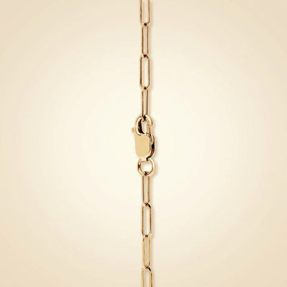 Mini Half Tennis Bracelet Lab Grown Round Diamond Paperclip Hybrid Bracelet