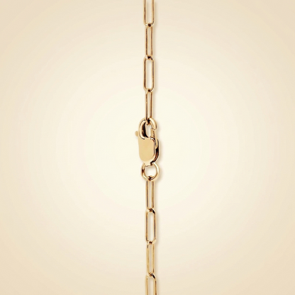Mini Half Tennis Bracelet Lab Grown Round Diamond Paperclip Hybrid Bracelet