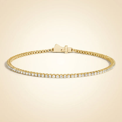 Petite Round Lab Diamond Tennis Bracelet