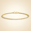Petite Round Lab Diamond Tennis Bracelet