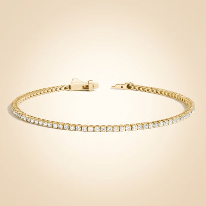 Petite Round Lab Diamond Tennis Bracelet
