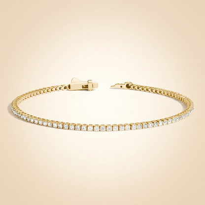 Petite Round Lab Diamond Tennis Bracelet