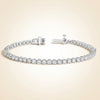 Lab Grown Round Diamond Four-Prong Tennis Bracelet