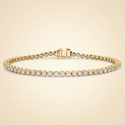 7 " Four Prong Lab-Grown Diamond Tennis Bracelet