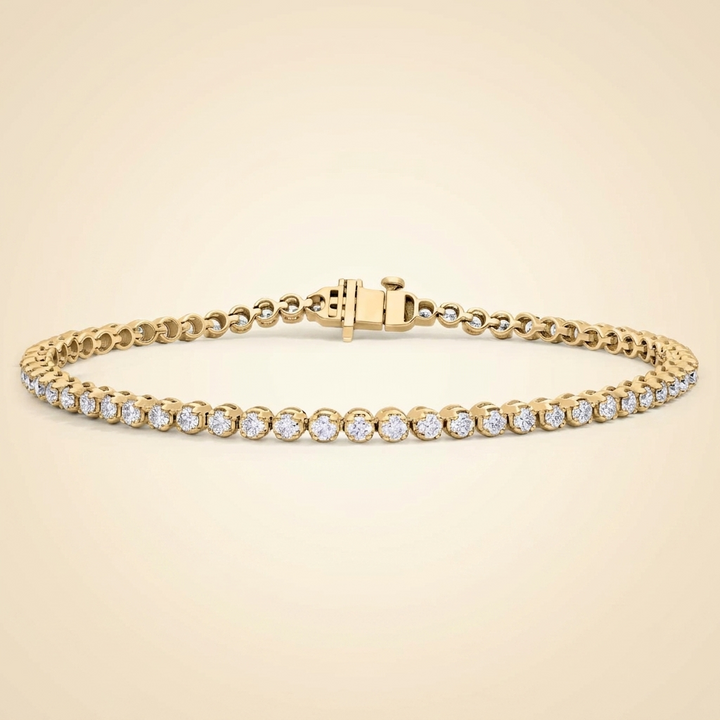 7 " Four Prong Lab-Grown Diamond Tennis Bracelet