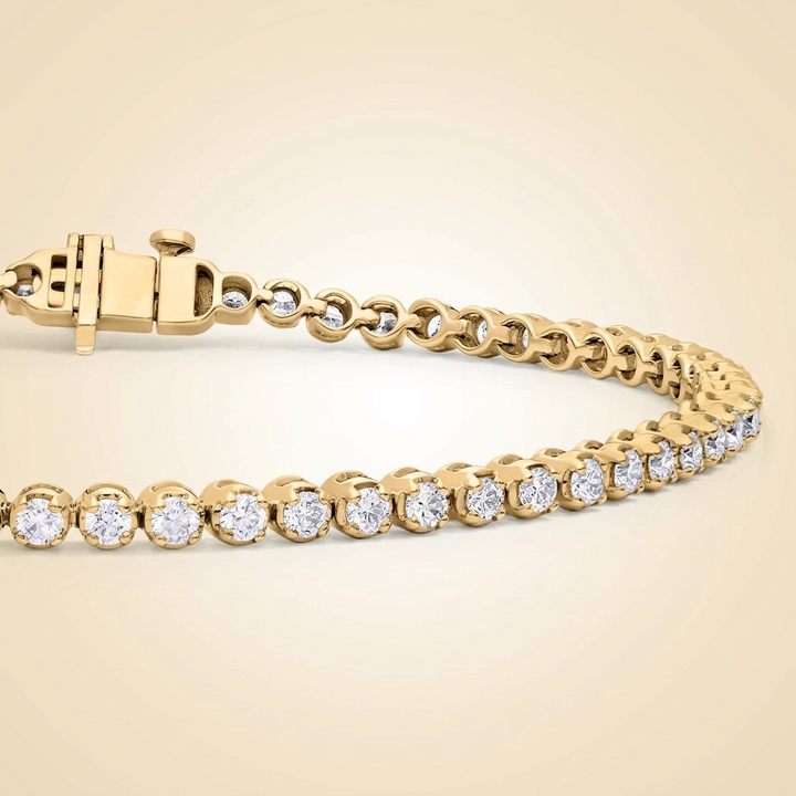 7 " Four Prong Lab-Grown Diamond Tennis Bracelet