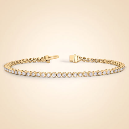7 " Four Prong Lab-Grown Diamond Tennis Bracelet