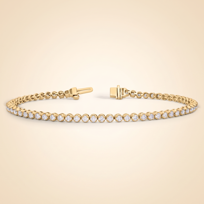 7 " Four Prong Lab-Grown Diamond Tennis Bracelet