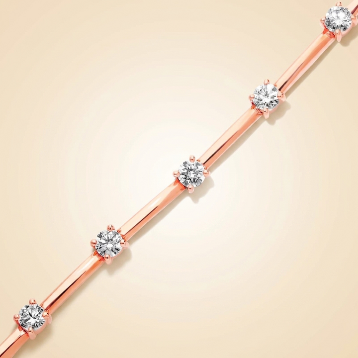 Station Dash Lab-Grown Diamond Bracelet