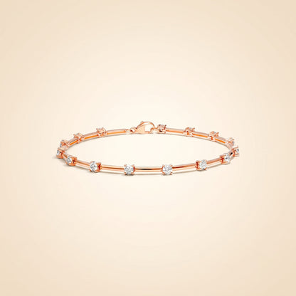 Station Dash Lab-Grown Diamond Bracelet