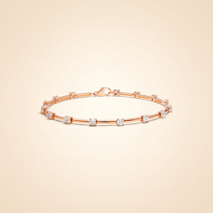 Station Dash Lab-Grown Diamond Bracelet
