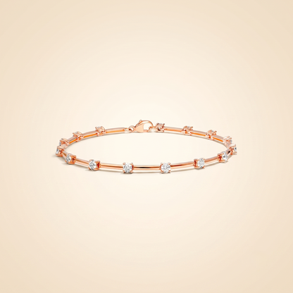 Station Dash Lab-Grown Diamond Bracelet