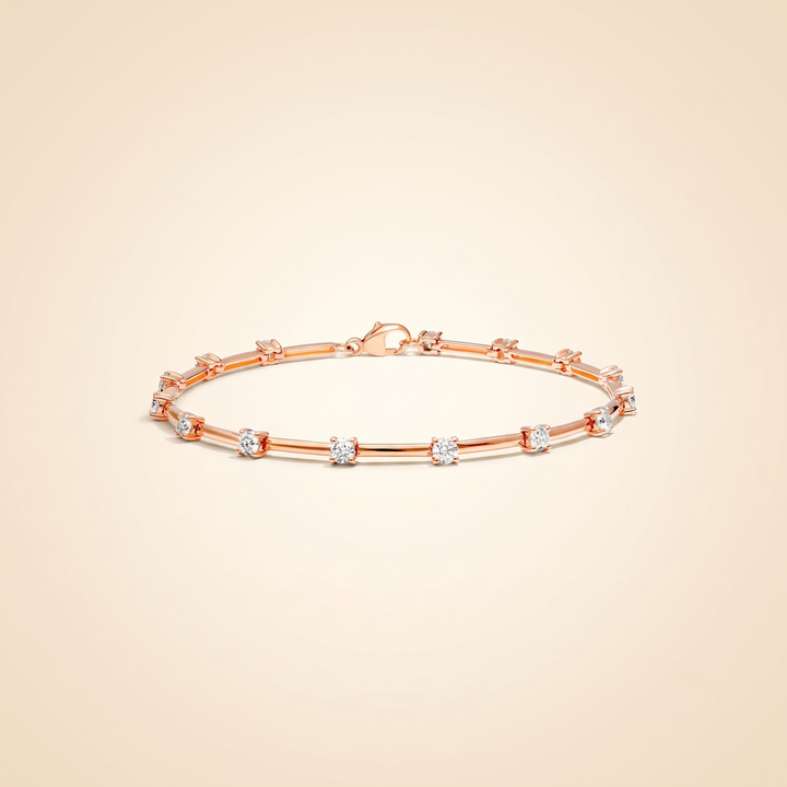 Station Dash Lab-Grown Diamond Bracelet