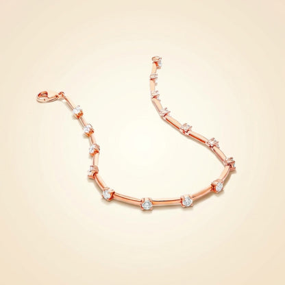 Station Dash Lab-Grown Diamond Bracelet