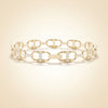 Interlink Diamond Marine Tennis Bracelet