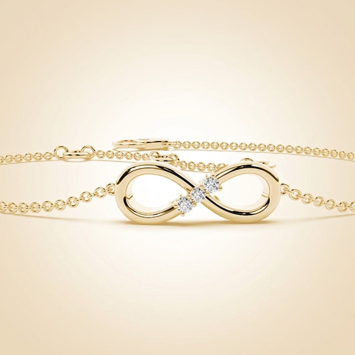 Infinity Diamond Dainty Chain Bracelet
