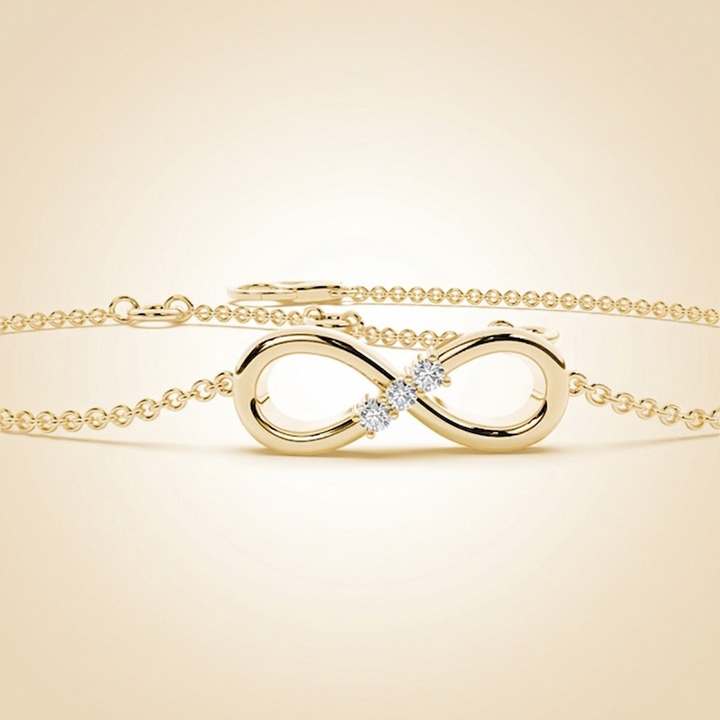 Infinity Diamond Dainty Chain Bracelet
