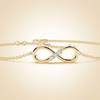 Infinity Diamond Dainty Chain Bracelet