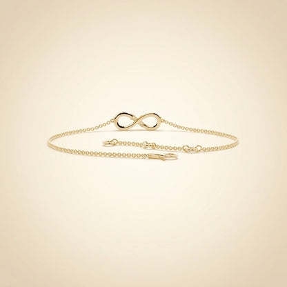 Infinity Diamond Dainty Chain Bracelet