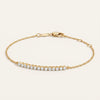 1/5 Coverage Petite Lab Diamond Tennis Bracelet