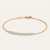 1/5 Coverage Petite Lab Diamond Tennis Bracelet