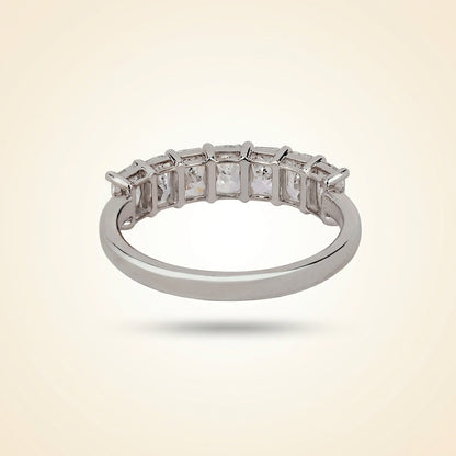 Seven-Stone Radiant Cut Diamond Band