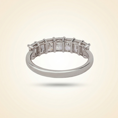 Seven-Stone Radiant Cut Diamond Band