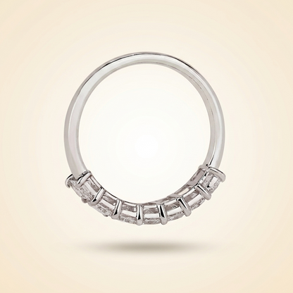 Seven-Stone Radiant Cut Diamond Band