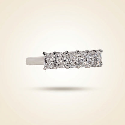 Seven-Stone Radiant Cut Diamond Band