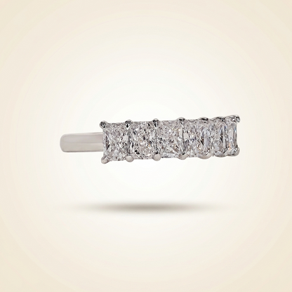 Seven-Stone Radiant Cut Diamond Band