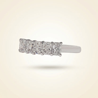 Seven-Stone Radiant Cut Diamond Band