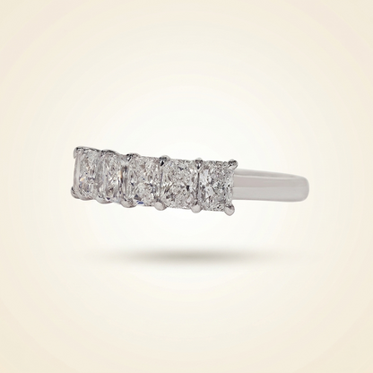 Seven-Stone Radiant Cut Diamond Band
