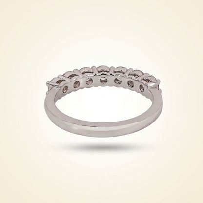 Seven-Stone Round Cut Diamond Band