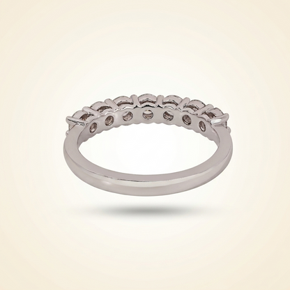 Seven-Stone Round Cut Diamond Band