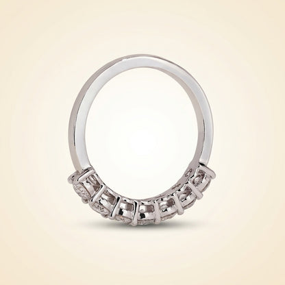 Seven-Stone Round Cut Diamond Band