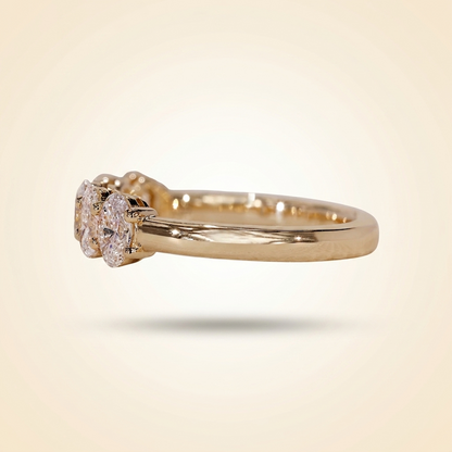Five-Stone Oval Cut Wedding Band