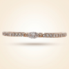 East-West Marquise Center Pave Diamond Band