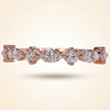 Alternating East-West Marquise and Round Diamond Band