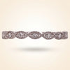 Vintage-Inspired Round Diamond Band