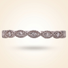 Vintage-Inspired Round Diamond Band