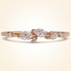Half Eternity Marquise And Round Wedding Band