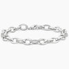 Pavé Diamond Oval Link Chain Bracelet