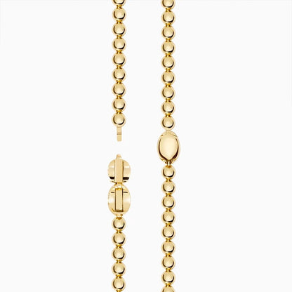Bezel Diamond Graduated Bead Stretch Bracelet